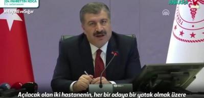 Bakan Koca yeni yapılacak hastanelerin detaylarını paylaştı