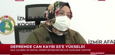 Bakan Sel&ccedil;uk: Hane başı 30 bin TL yardım