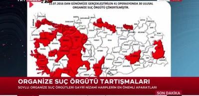 Bakan Soylu: D&uuml;nyanın en tehlikeli mafya &ouml;rg&uuml;tlerini T&uuml;rkiye'ye saldılar