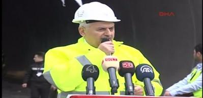  Bakanlar Yozgat'ta t&uuml;nel a&ccedil;ılışına katıldı 