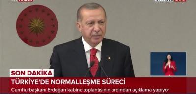 Başkan Erdoğan: Bayramda 81 ilin tamamında kısıtlama uygulanacak
