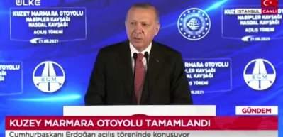 Başkan Erdoğan dev projenin a&ccedil;ılışında duyurdu: Meclis'e sunuyoruz