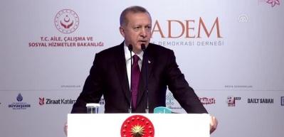 Başkan Erdoğan kadın haklarına yönelik konuştu