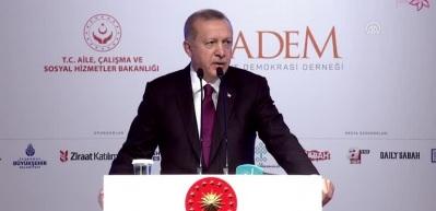 Başkan Erdoğan kadın haklarına y&ouml;nelik konuştu
