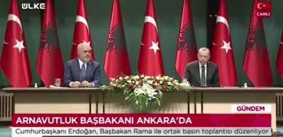  Başkan Erdoğan'dan FET&Ouml; uyarısı: Arnavutluk ile ilişkileri zehirlemesine izin vermeyeceğiz