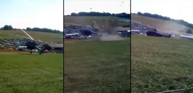 Helikopterden fırlayan par&ccedil;a can aldı!