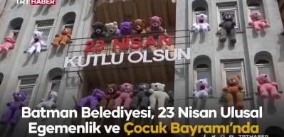 Batmanlı çocuklara 23 Nisan sürprizi!