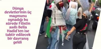 Bella Hadid İsrail'in Filistin halkına yaptığı katliama dayanamadı! 