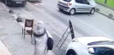Beykoz'da feci motosiklet kazası kamerada