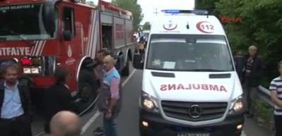  Beykoz'da hafriyat kamyonu dehşeti: 1 &ouml;l&uuml;, 8 yaralı 