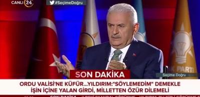 Binali Yıldırım'dan Fox TV'ye İmamoğlu mesajı