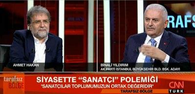 Binali Yıldırım'dan sanat&ccedil;ılara ders gibi sitem: Bizim ne eksiğimiz var?