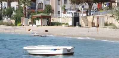 Bodrum sahilleri sessizliğini koruyor