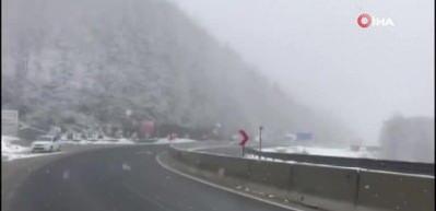 Bolu'da yoğun kar yağışı