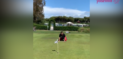 B&uuml;lent Serttaş'tan golf performansı!