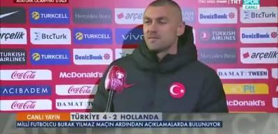 Burak Yılmaz: Beni &ouml;vmek i&ccedil;in s&uuml;rekli istatistik &ccedil;ıkartıyorsunuz