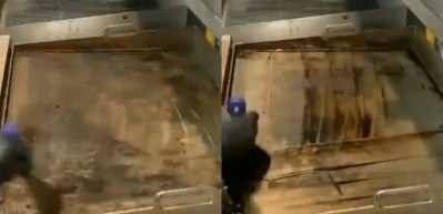 B&uuml;y&uuml;k mutfaklarda kullanılan pişirme tezgahının temizleme yolu!