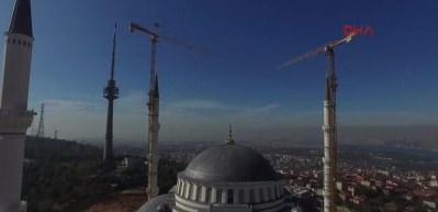 &Ccedil;amlıca cami inşaatında yeni bir ilk!