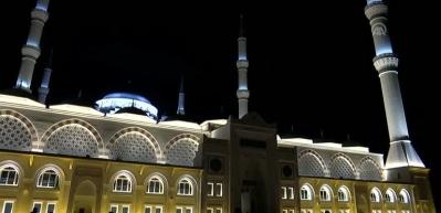 &Ccedil;amlıca Camii&rsquo;nde ilk ezan okundu