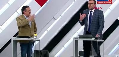 Canlı yayında şoke eden g&ouml;r&uuml;nt&uuml;ler