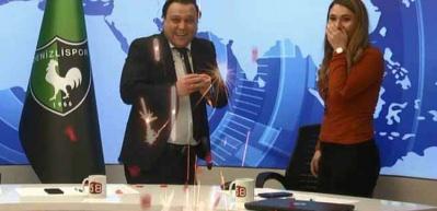 Canlı yayında s&uuml;rpriz evlilik teklifi