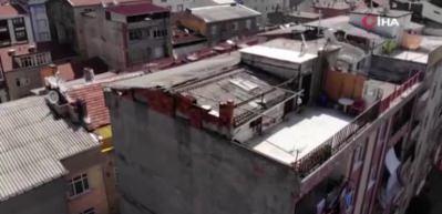 Kan donduran g&ouml;r&uuml;nt&uuml;ler! 6. kattan aşağı attı...