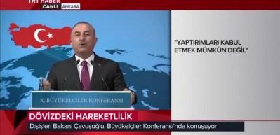 &Ccedil;avuşoğlu: Dayatmaları kabul etmemiz m&uuml;mk&uuml;n değil