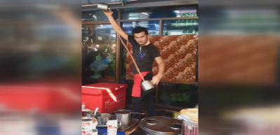 &Ccedil;ay yapımını şova d&ouml;n&uuml;şt&uuml;ren adam!