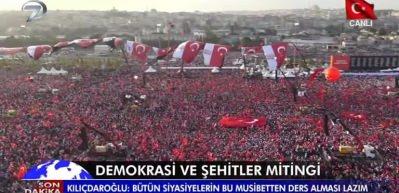 CHP lider Kılı&ccedil;daroğlu, Yenikapı'da konuştu