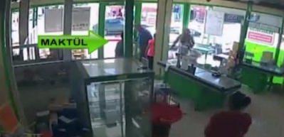 Cinayet anı kamerada