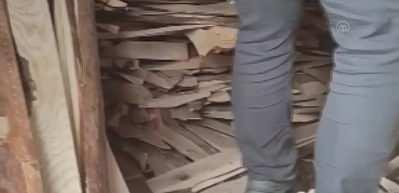 Cinayet zanlısı mutfak dolabından girilen &ouml;zel odada yakalandı