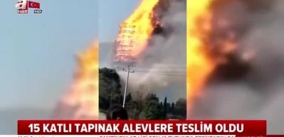 &Ccedil;in'de bulunan Asya'nın en y&uuml;ksek Budist tapınağı k&uuml;l oldu