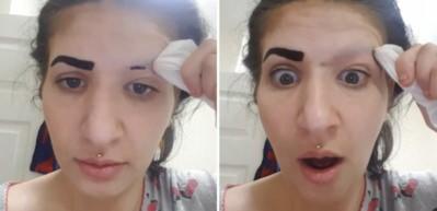 &Ccedil;in'den sipariş ettiği &uuml;r&uuml;n&uuml; denerken kaşlarını kaybetti