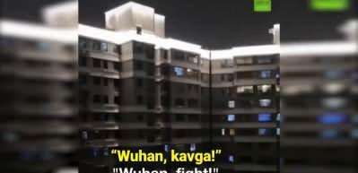 &Ccedil;İn'in Wuhan şehrinde &uuml;rk&uuml;ten g&ouml;r&uuml;nt&uuml;