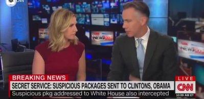 CNN'in canlı yayınında sirenler &ccedil;aldı!