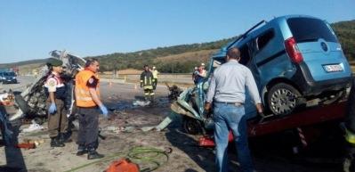 &Ccedil;orum'da feci kaza: 6 &ouml;l&uuml;