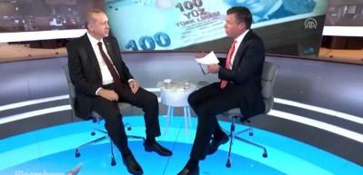 Cumhurbaşkanı Erdoğan, Bloomberg TV'ye konuştu