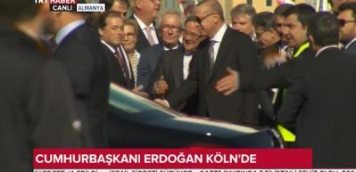 Cumhurbaşkanı Erdoğan K&ouml;ln'de