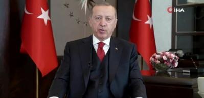 Cumhurbaşkanı Erdoğan Urfa&rsquo;nın kurtuluş yıl d&ouml;n&uuml;m&uuml;n&uuml; kutladı
