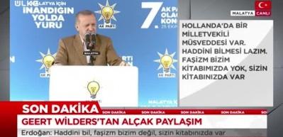 Cumhurbaşkanı Erdoğan'dan ABD'ye hodri meydan