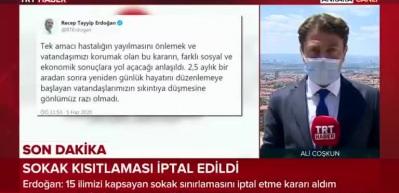 Cumhurbaşkanı Erdoğan'dan son dakika sokağa &ccedil;ıkma kısıtlaması a&ccedil;ıklaması