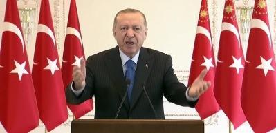 Cumhurbaşkanı Erdoğan'dan tarihi törende 'Cumhur İttifakı' mesajı