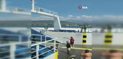 Yunanistan&rsquo;da akıntıya kapılan k&uuml;&ccedil;&uuml;k kız b&ouml;lgeden ge&ccedil;en feribot tarafından kurtarıldı