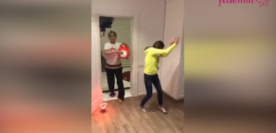 Demet Akalın kızı Hira ile o akıma uydu!