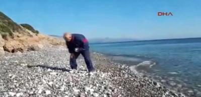  Deniz taşları tuvali oldu
