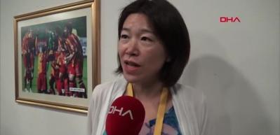 Derbide İstiklal Marşı'nı okuyan Japon Gazeteci: &Ccedil;ocuklarımın okulunda &ouml;ğrendim