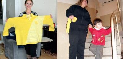 'Dev anne oldun' c&uuml;mlesi 42 kilo zayıflattı