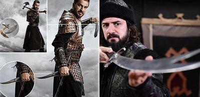 "Diriliş Ertuğrul" dizisinin balta ve kılı&ccedil;ları bakın nerede yapılıyor