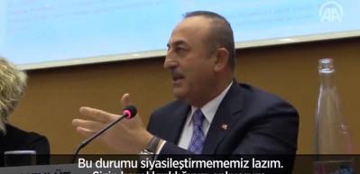 Dışişleri Bakanı &Ccedil;avuşoğlu, AP &uuml;yesine dersini verdi