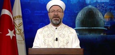 Diyanet İşleri Başkanı Erbaş'tan Mira&ccedil; Gecesi mesajı 